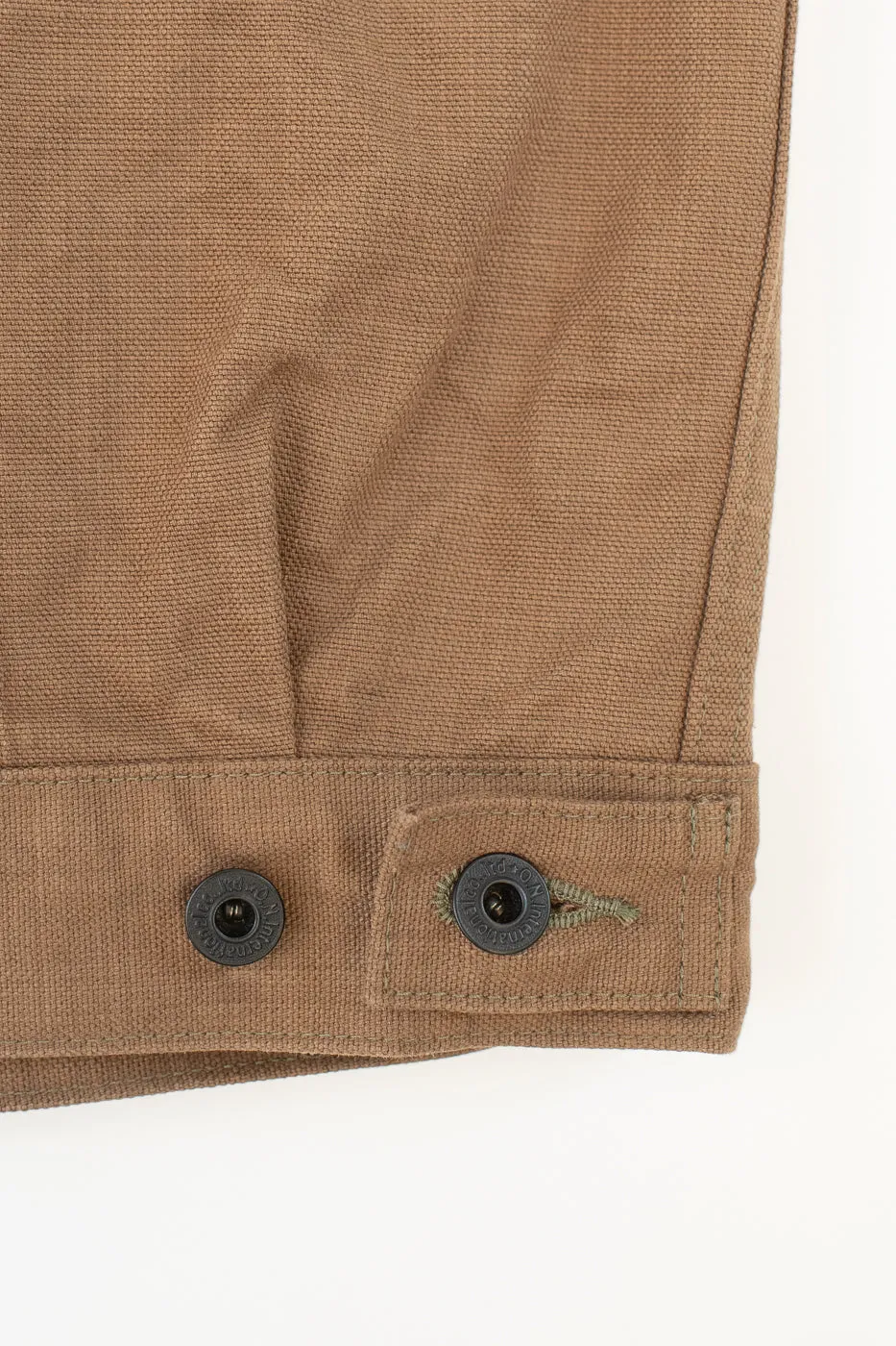 02516P-HOX-BRK - 13.5oz Sulphur Dyed Brown Oxford Cloth - Type II
