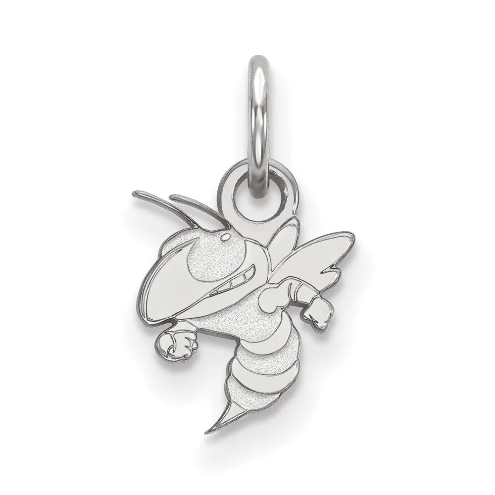 10K White Gold Georgia Institute of Technology XS Pendant