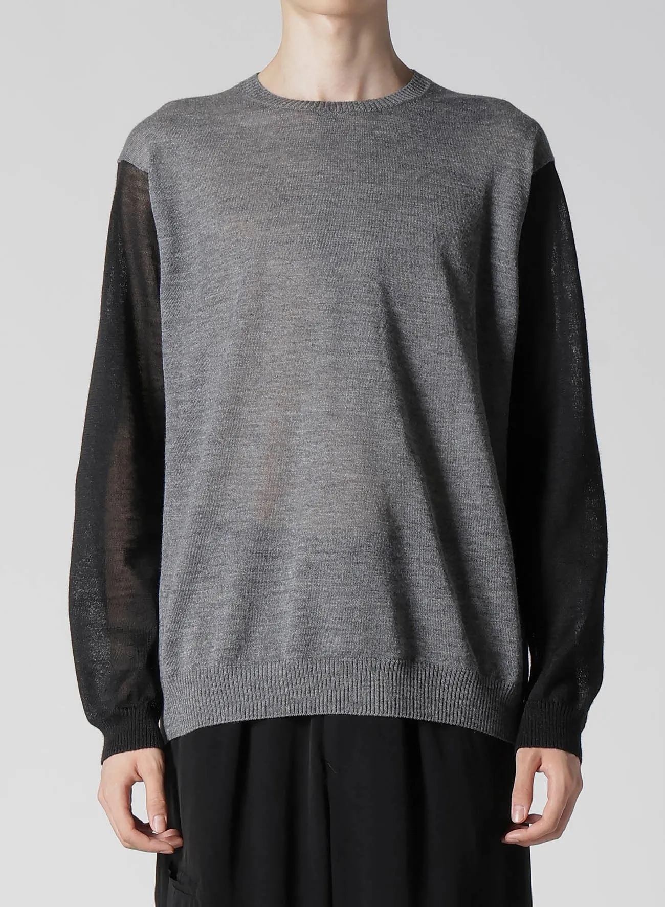 12G PULLOVER KNIT WITH LOGO