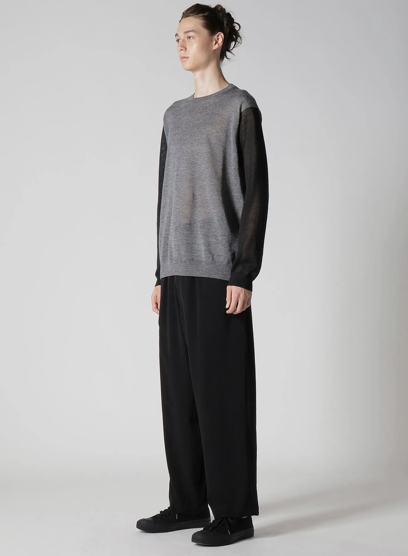 12G PULLOVER KNIT WITH LOGO
