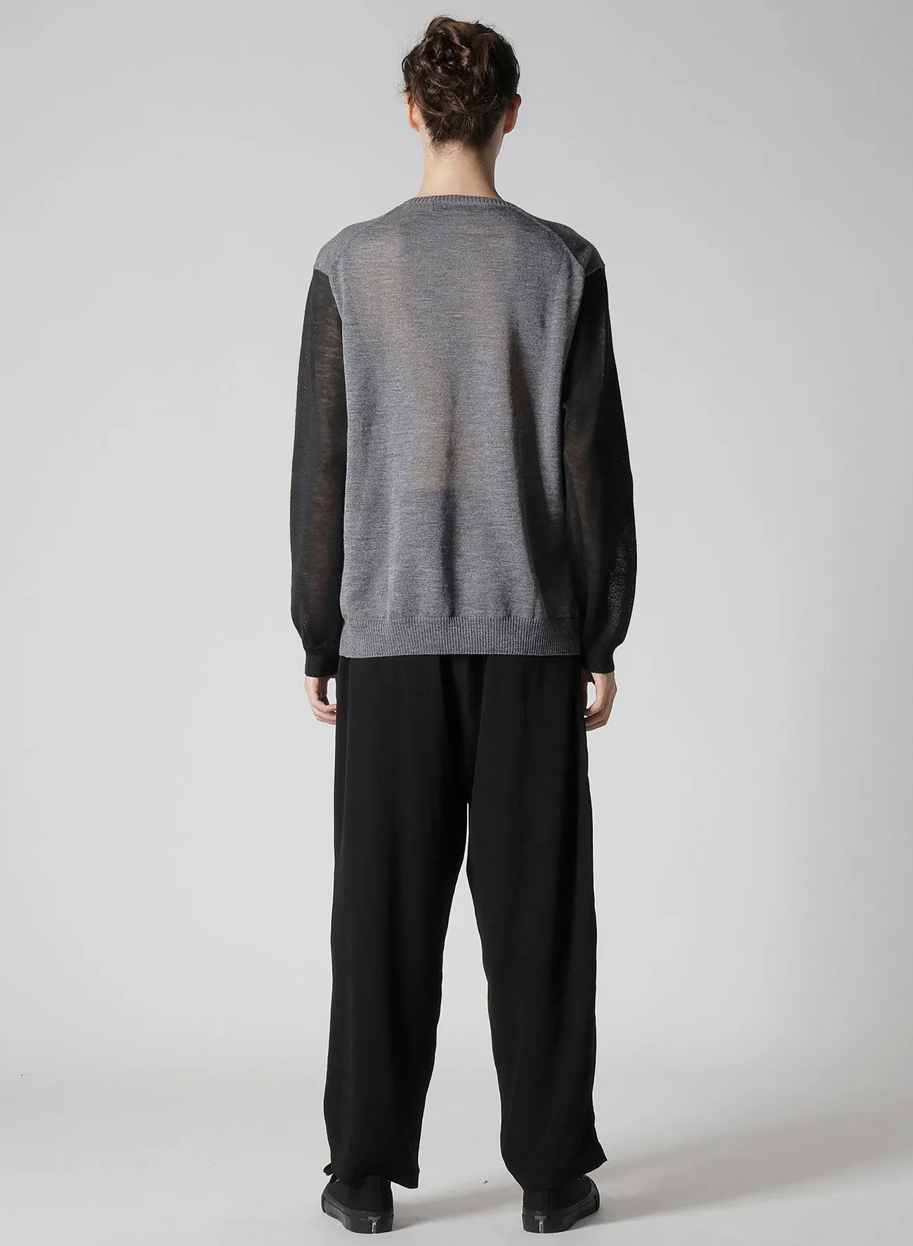 12G PULLOVER KNIT WITH LOGO