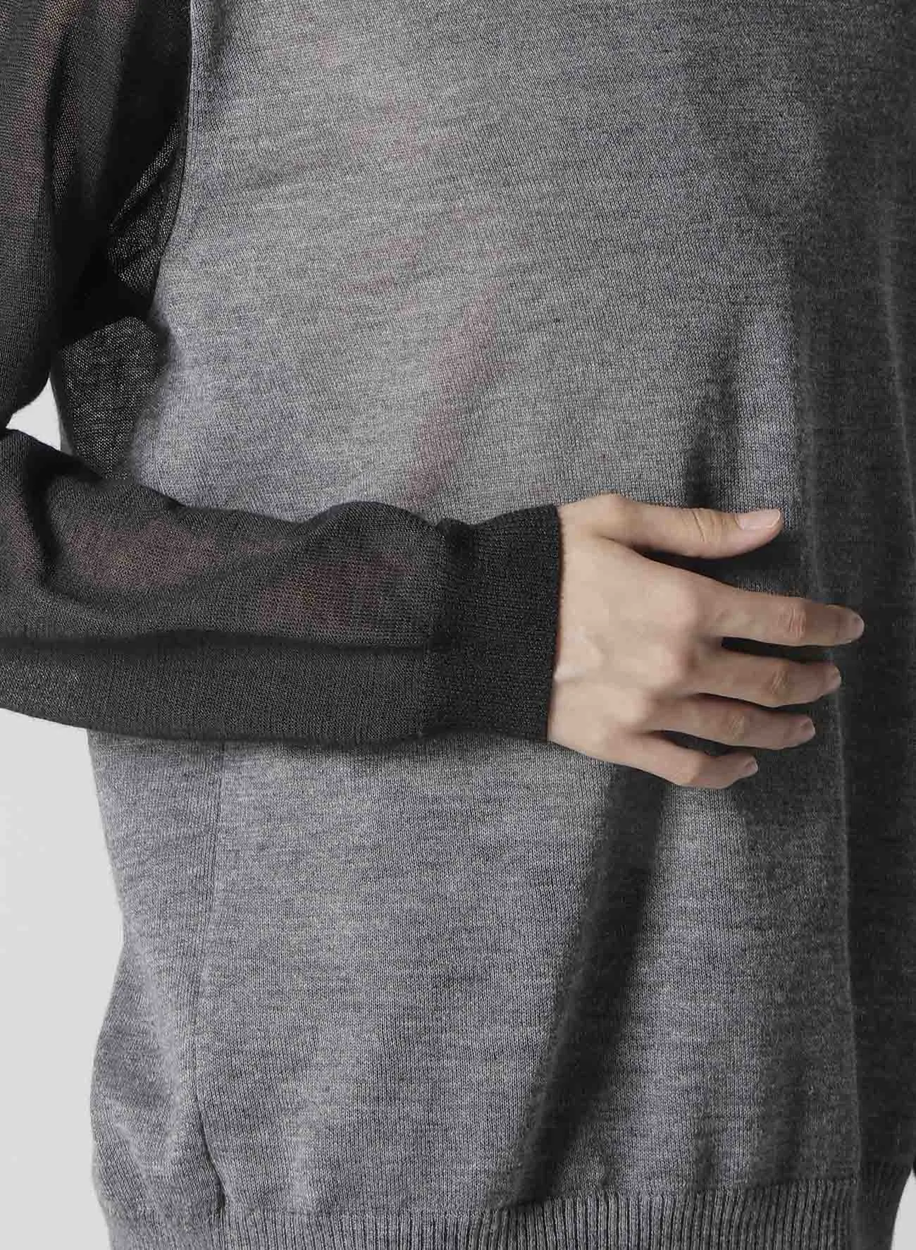 12G PULLOVER KNIT WITH LOGO