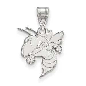 14k White Gold Georgia Institute of Technology Medium Pendant