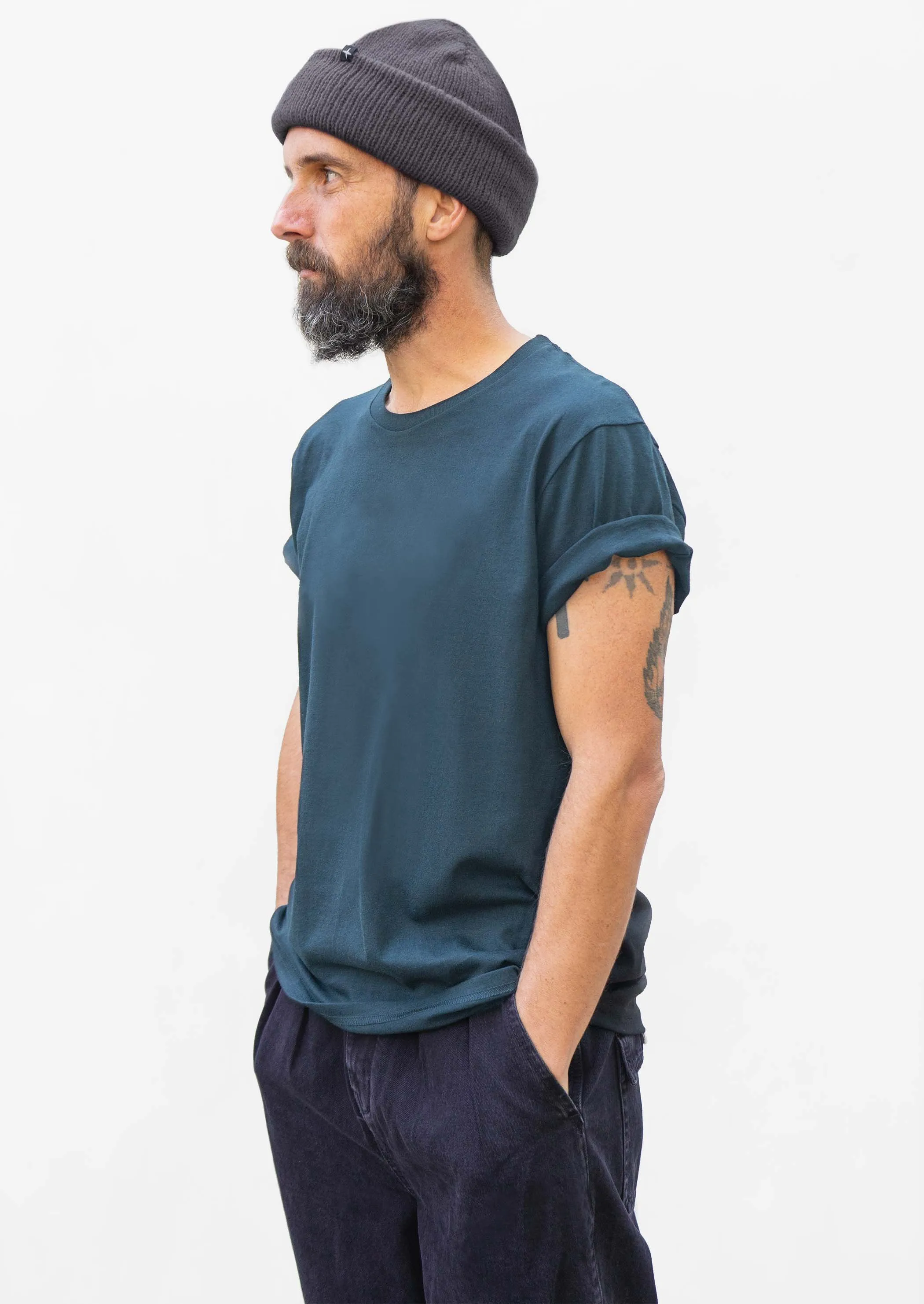 2 t-shirts bleu marine - bleu pacifique