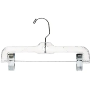 25CM Childrens Pant/Skirt Plastic Hanger Sold in Bundles of 25/50/100