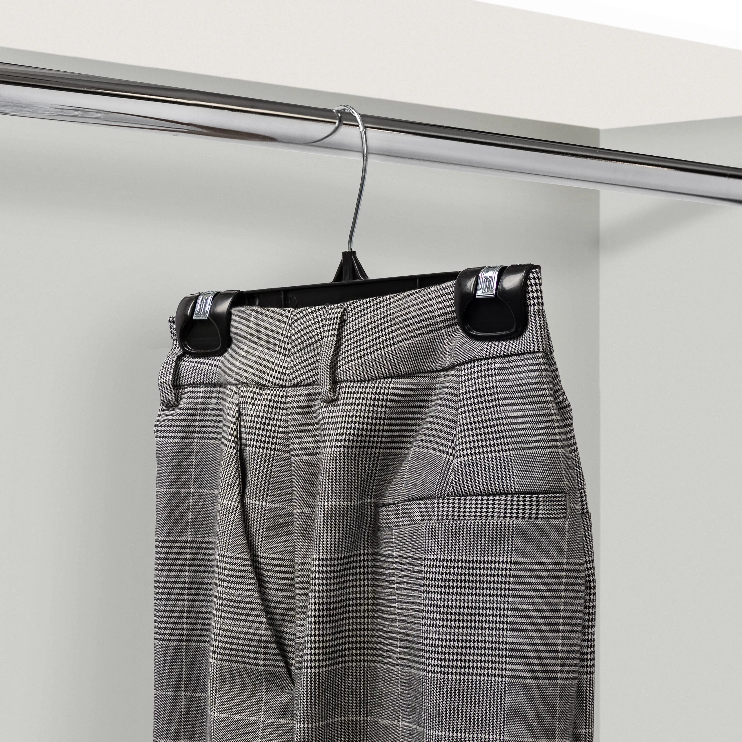 25cm Pant Hanger with Large Clips Sold in Bundle of 25/50/100
