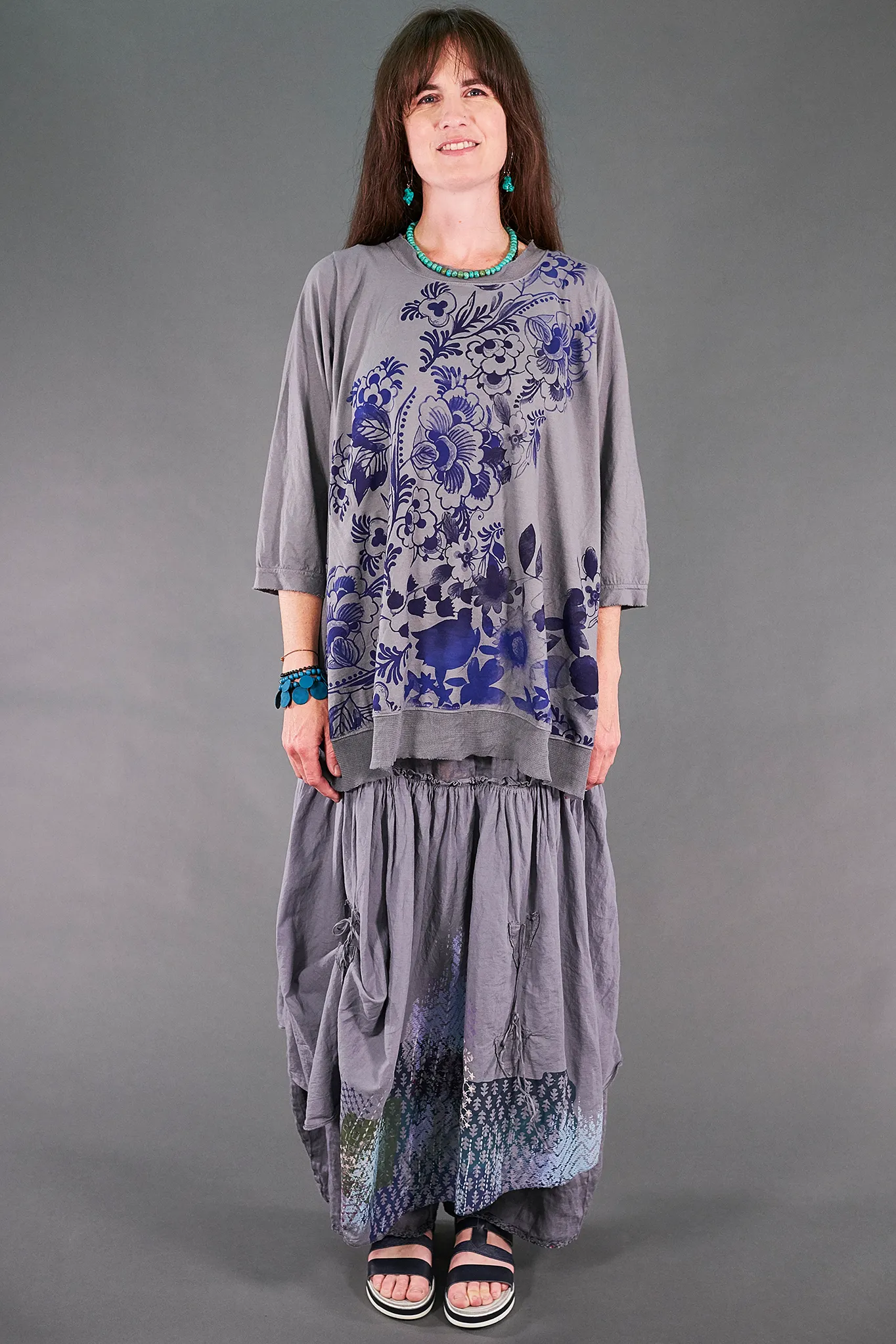 3266 Fusion Pant Skirt Pewter-P