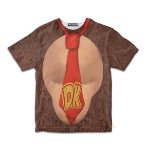 3D Donkey Kong Custom Cosplay Costume Kid Tshirt QT208514Hg