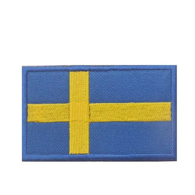 3D Embroidered Country Flag Patches