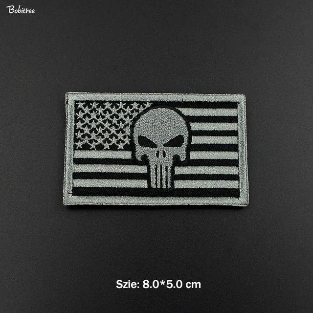 3D USA American Flag Patch