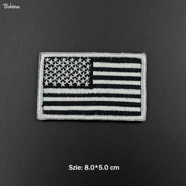 3D USA American Flag Patch