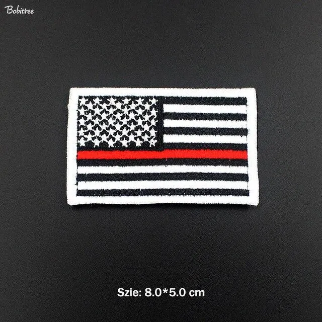 3D USA American Flag Patch