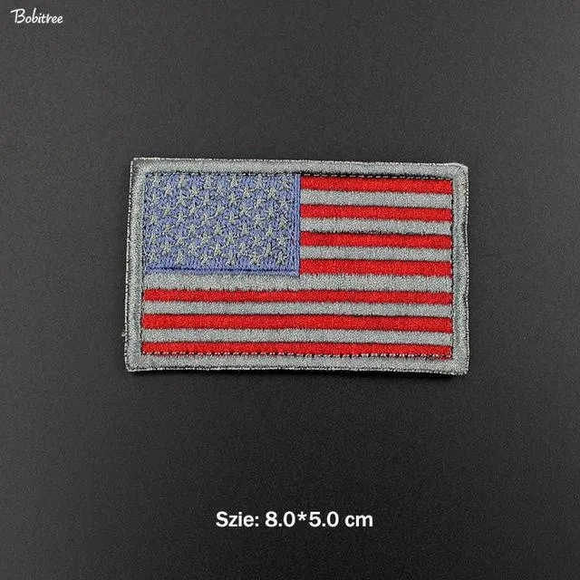 3D USA American Flag Patch
