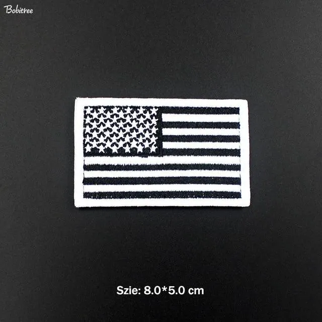 3D USA American Flag Patch
