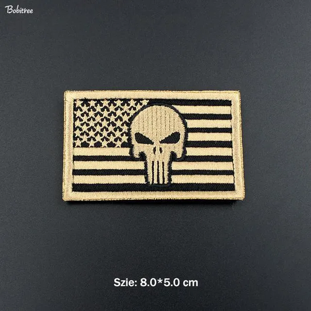 3D USA American Flag Patch