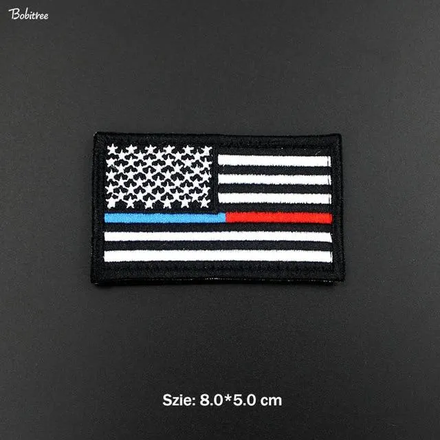3D USA American Flag Patch