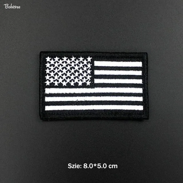 3D USA American Flag Patch