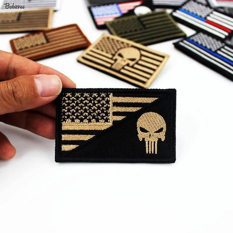 3D USA American Flag Patch