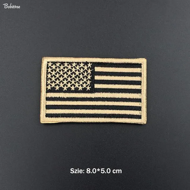 3D USA American Flag Patch