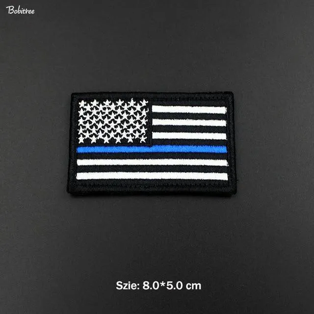 3D USA American Flag Patch