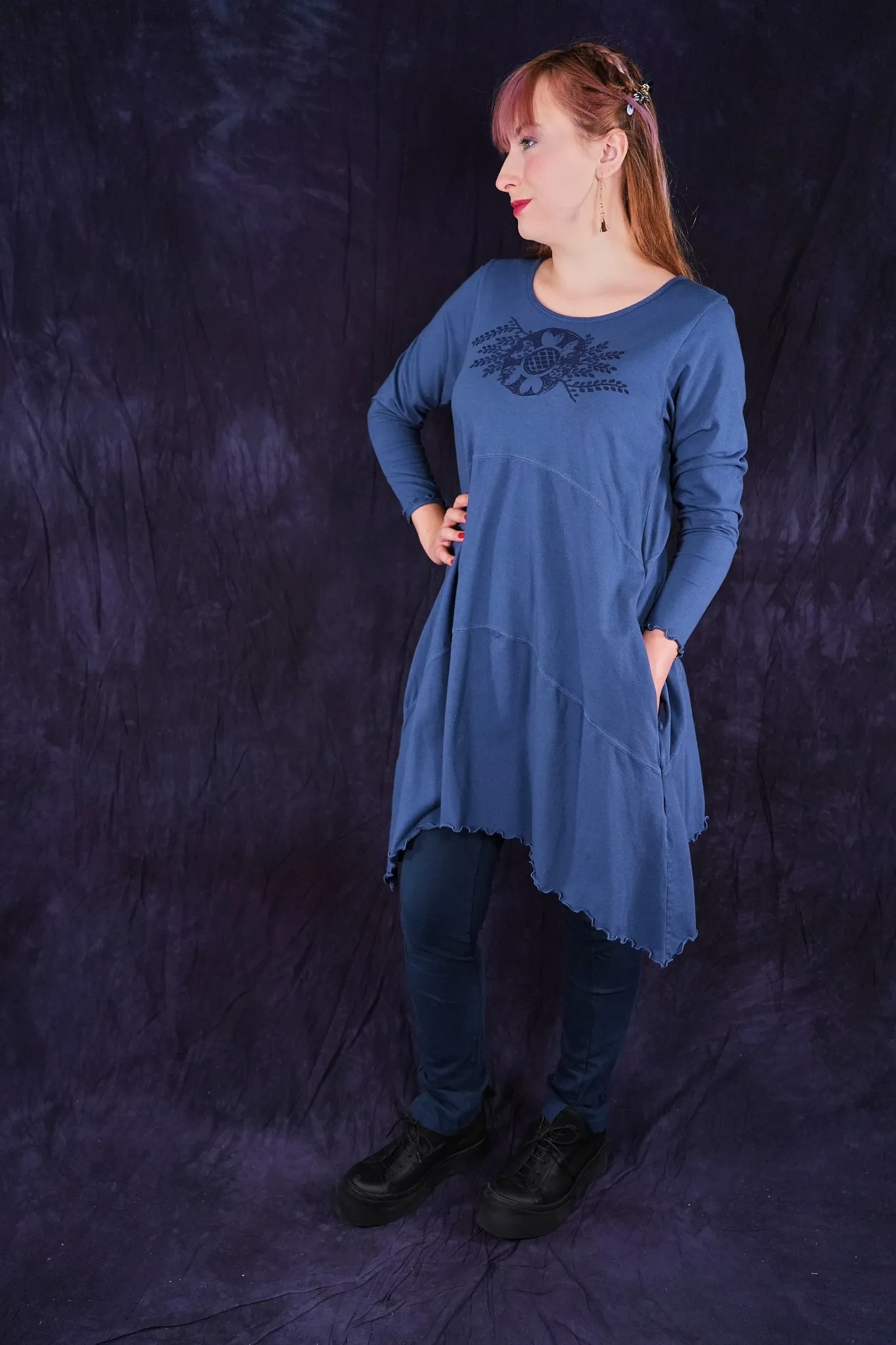 7232 Shape Dress Vintage Indigo-P