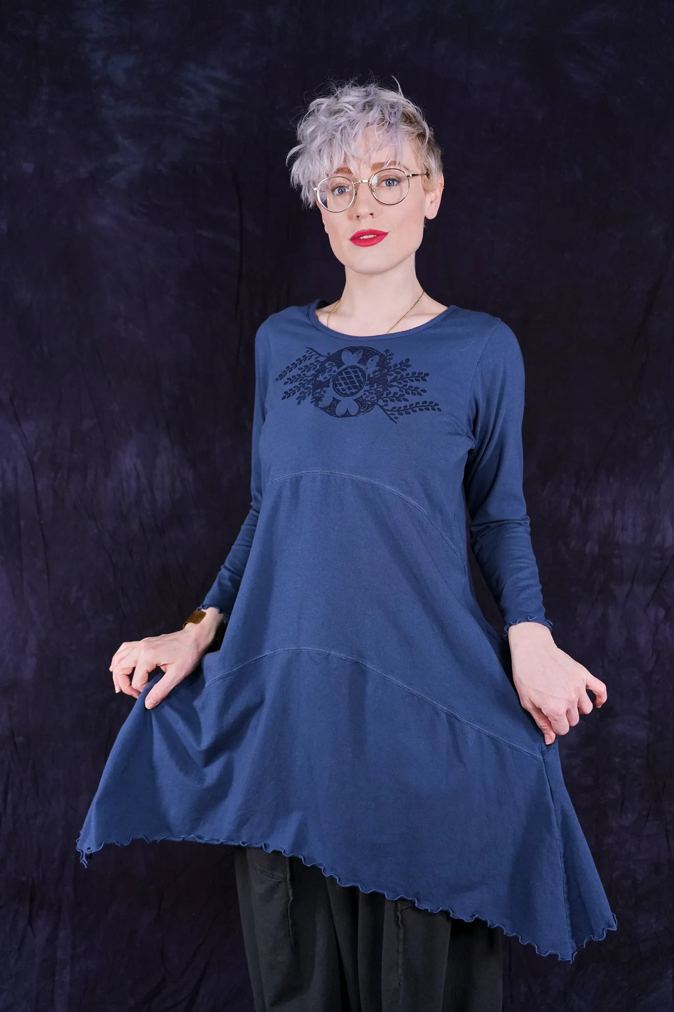 7232 Shape Dress Vintage Indigo-P