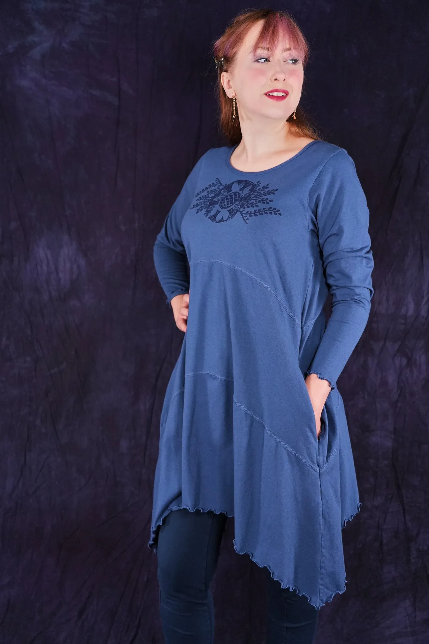 7232 Shape Dress Vintage Indigo-P