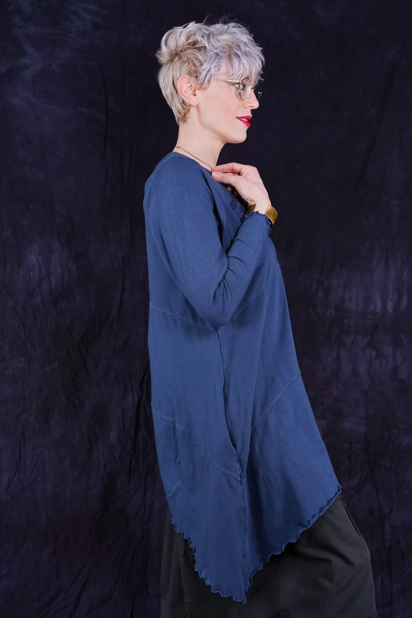 7232 Shape Dress Vintage Indigo-P