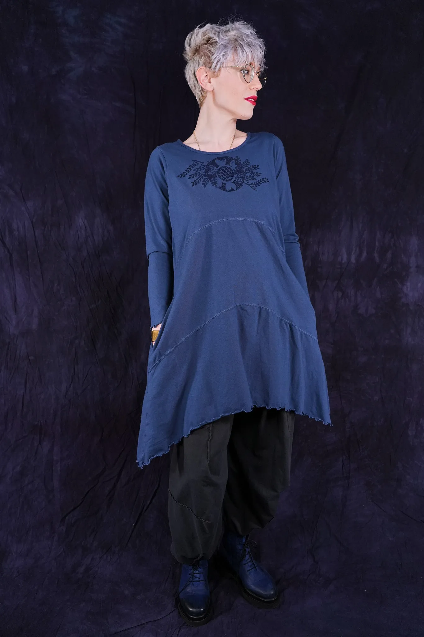 7232 Shape Dress Vintage Indigo-P