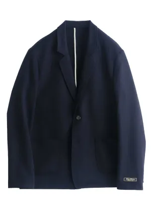 A KIND OF GUISE - DECONSTRUCTED PEAK BLAZER NAVY