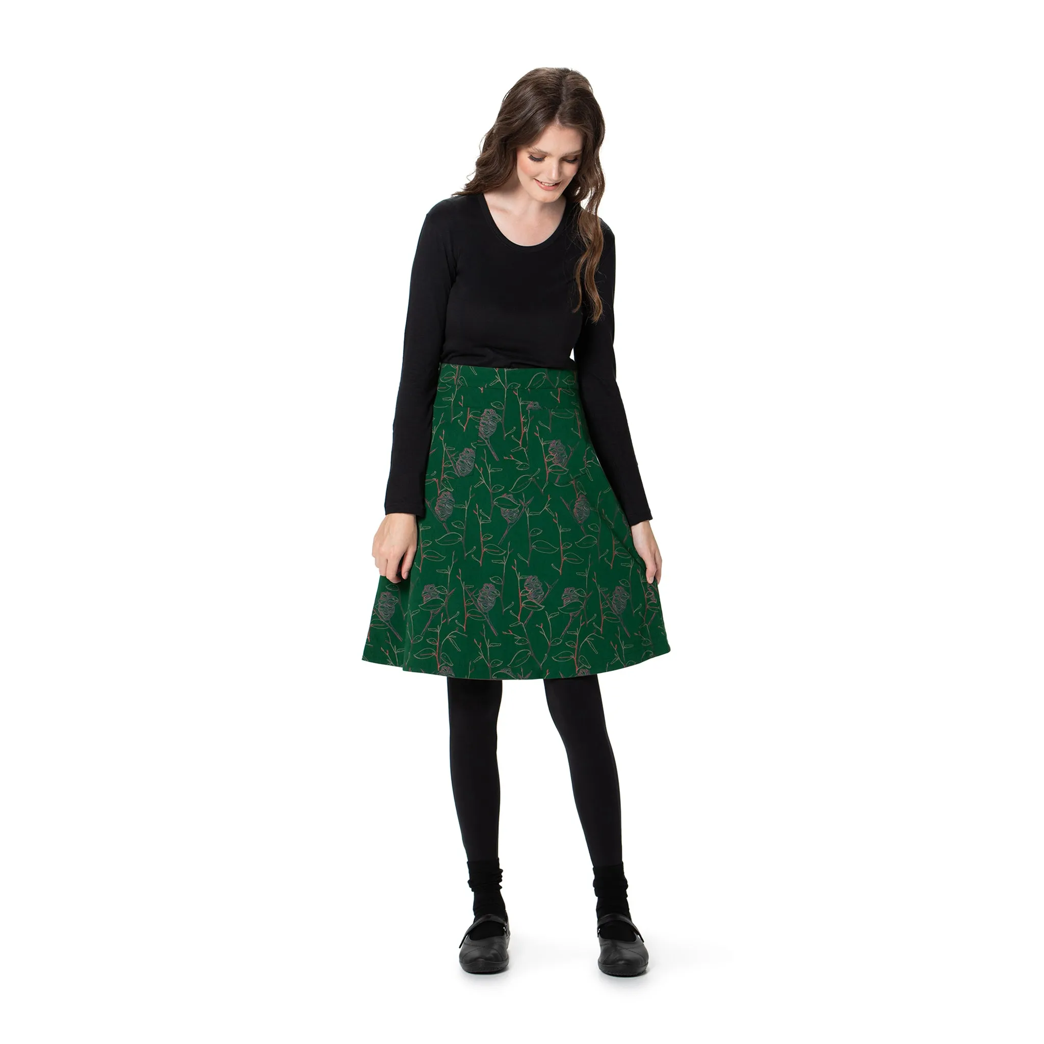 A Line skirt - Reversible