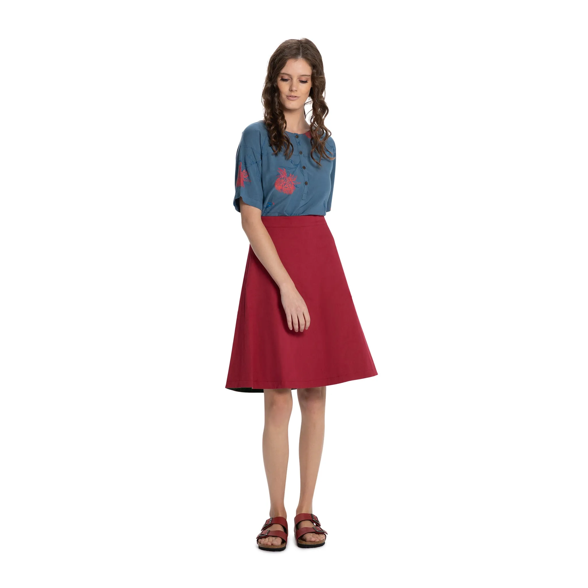 A Line skirt - Reversible