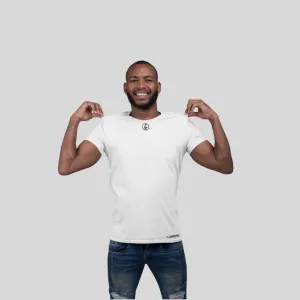 ADULT T-SHIRT  ROUND NECK WHITE