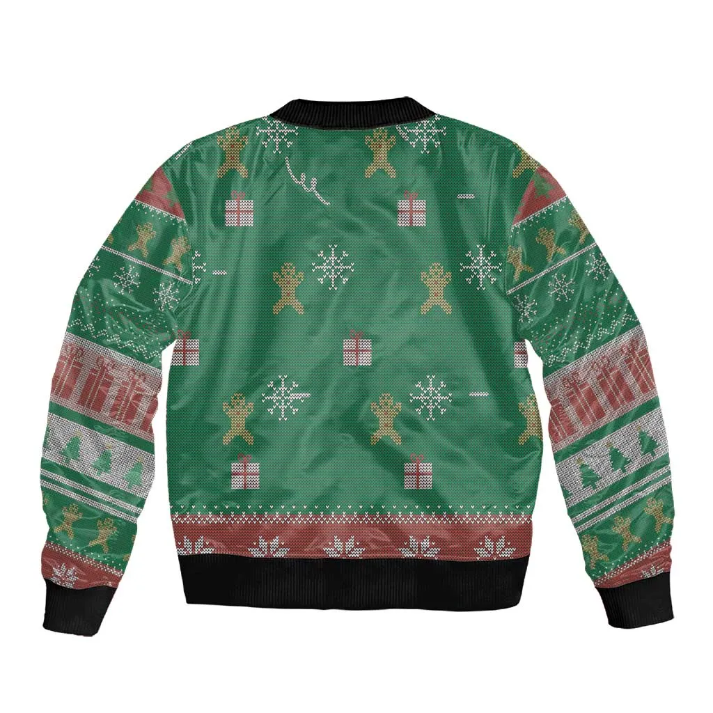 African Birthday Boy Jesus Sleeve Zip Bomber Jacket Afro Christmas DT03