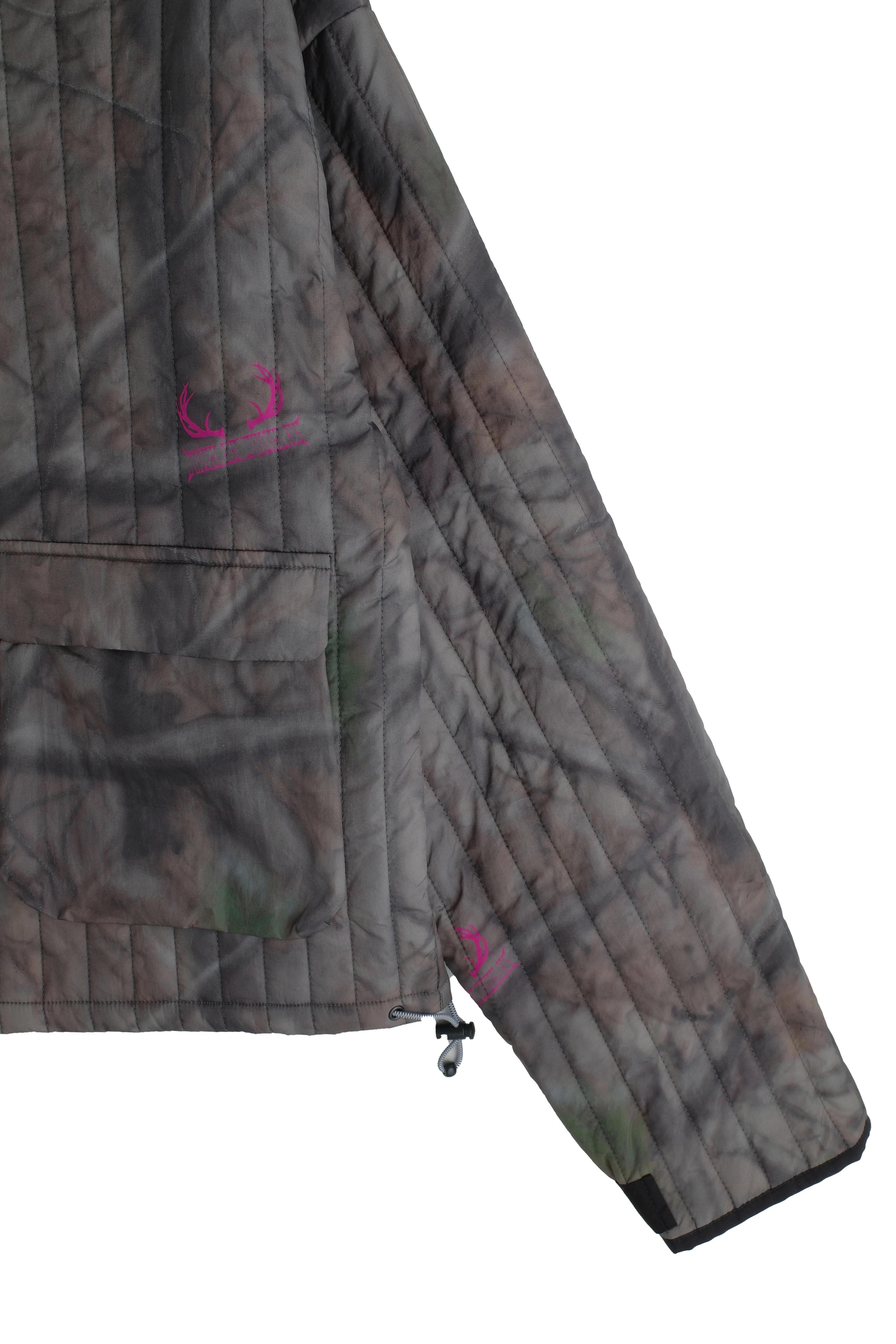 Airbrushed Tree Camo Quilted Jacket