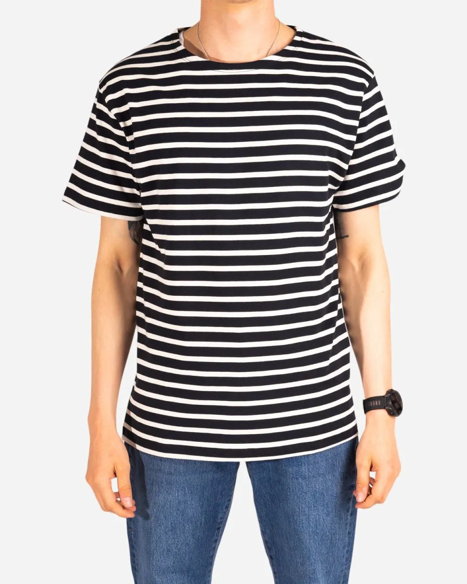 Albert tee - Navy/Cream