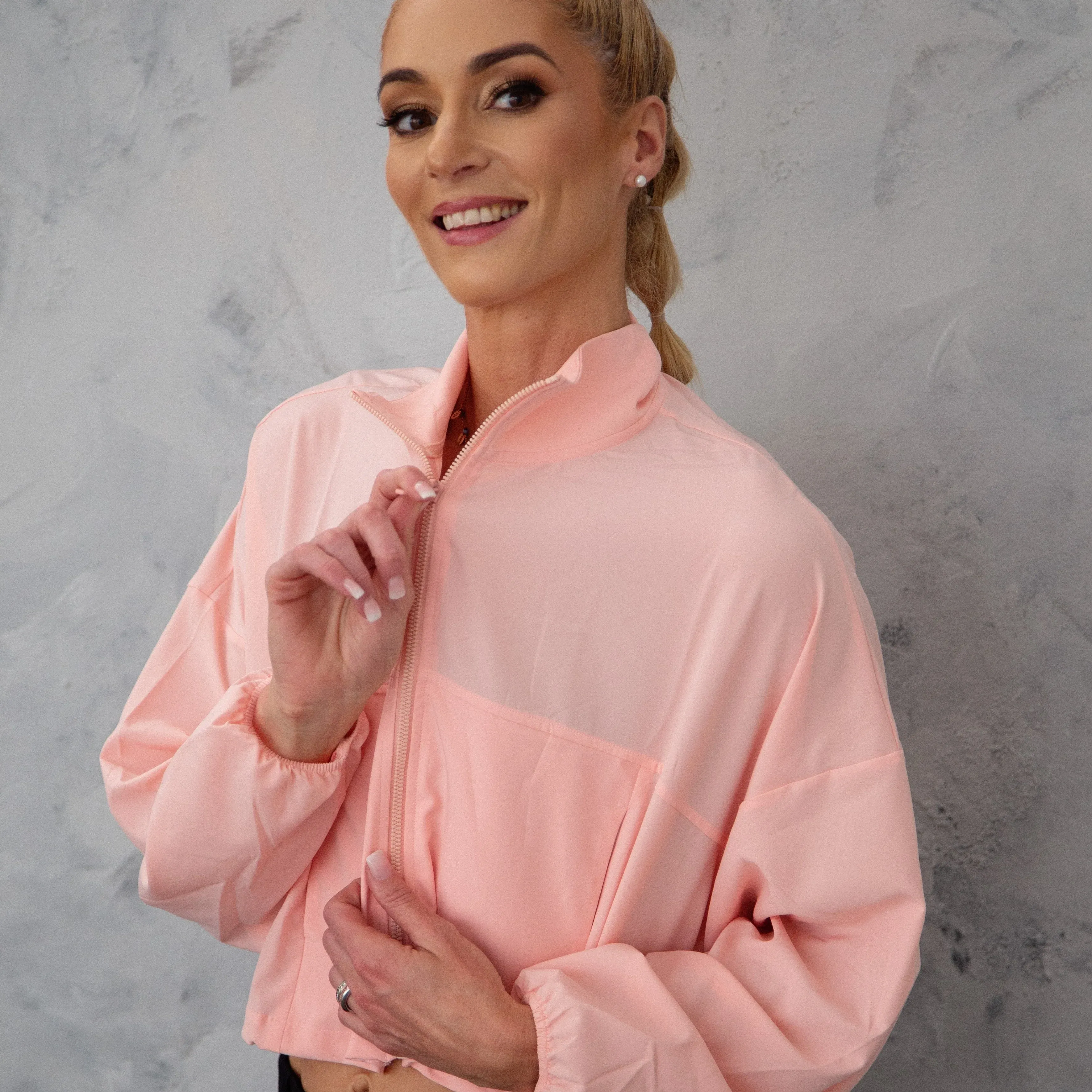 All-Seasons Trim Jacket | Salmon