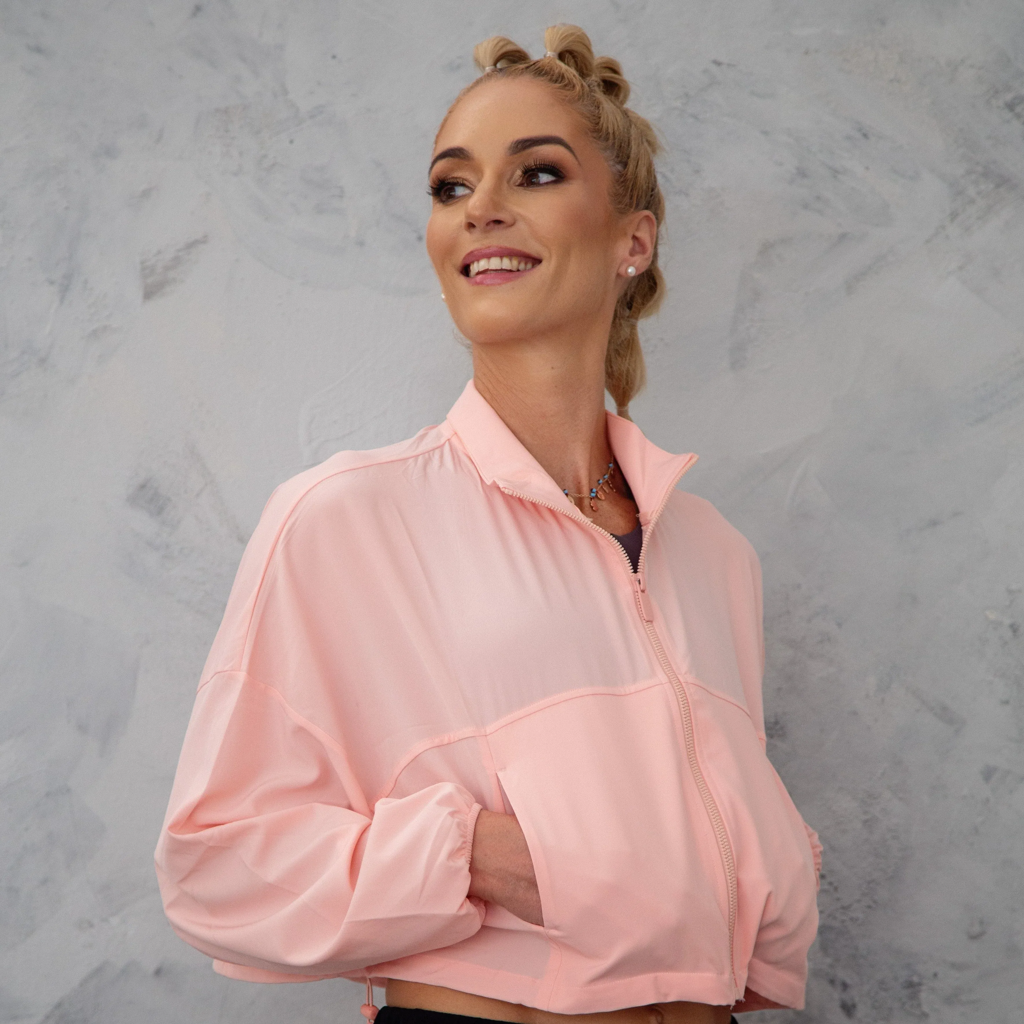 All-Seasons Trim Jacket | Salmon
