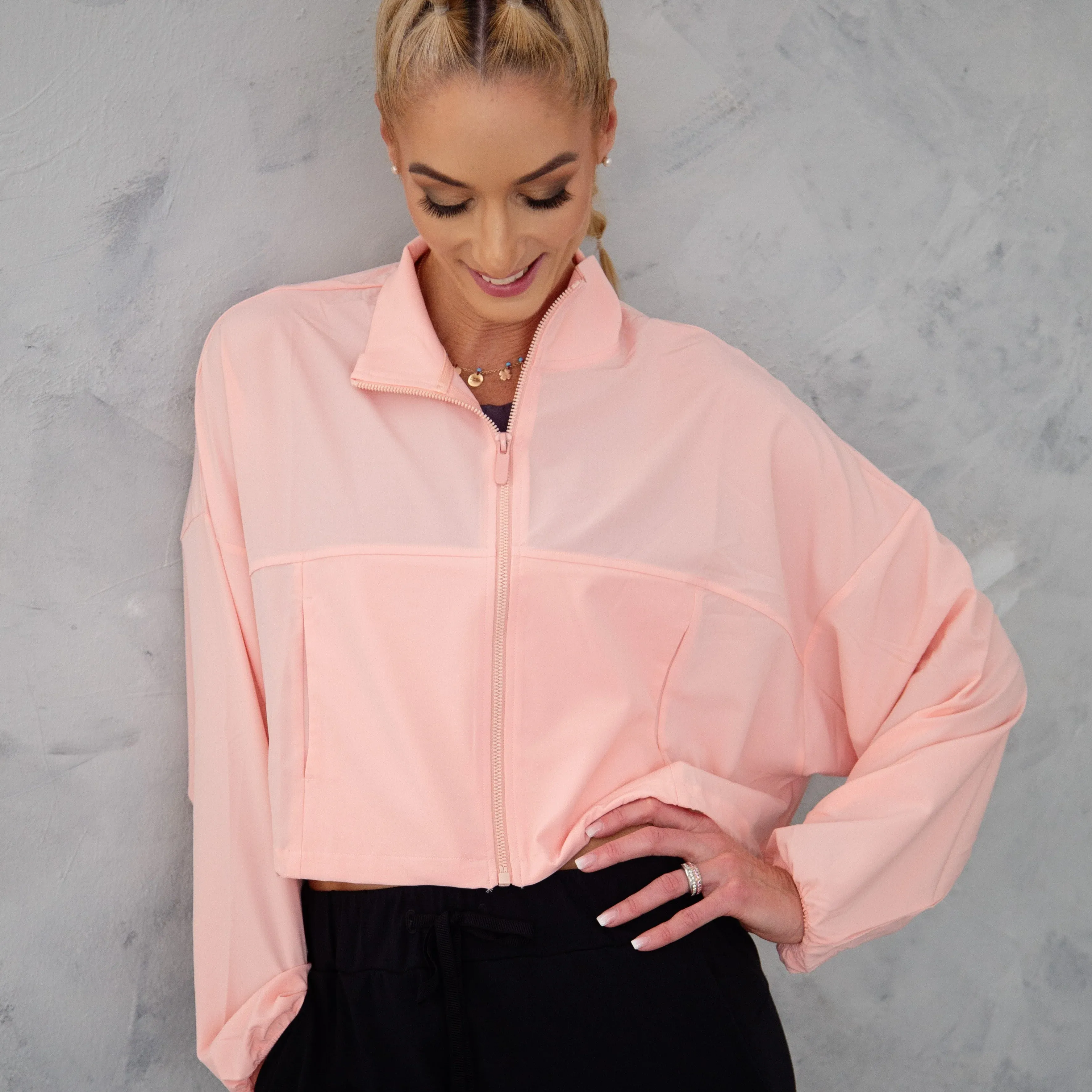 All-Seasons Trim Jacket | Salmon