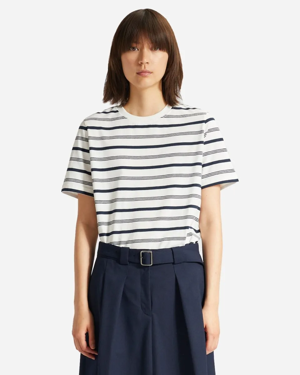 Alma Stripe T-shirt - Navy