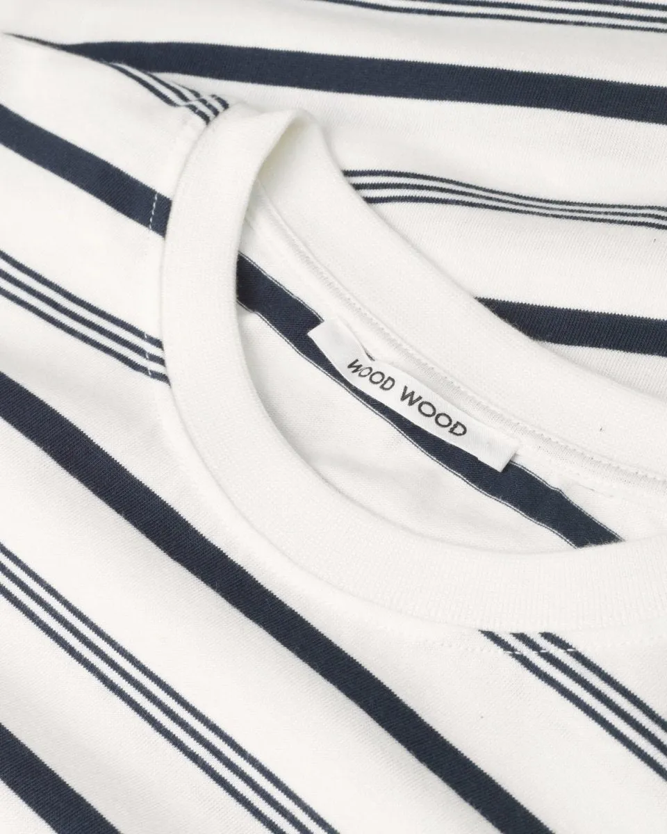 Alma Stripe T-shirt - Navy