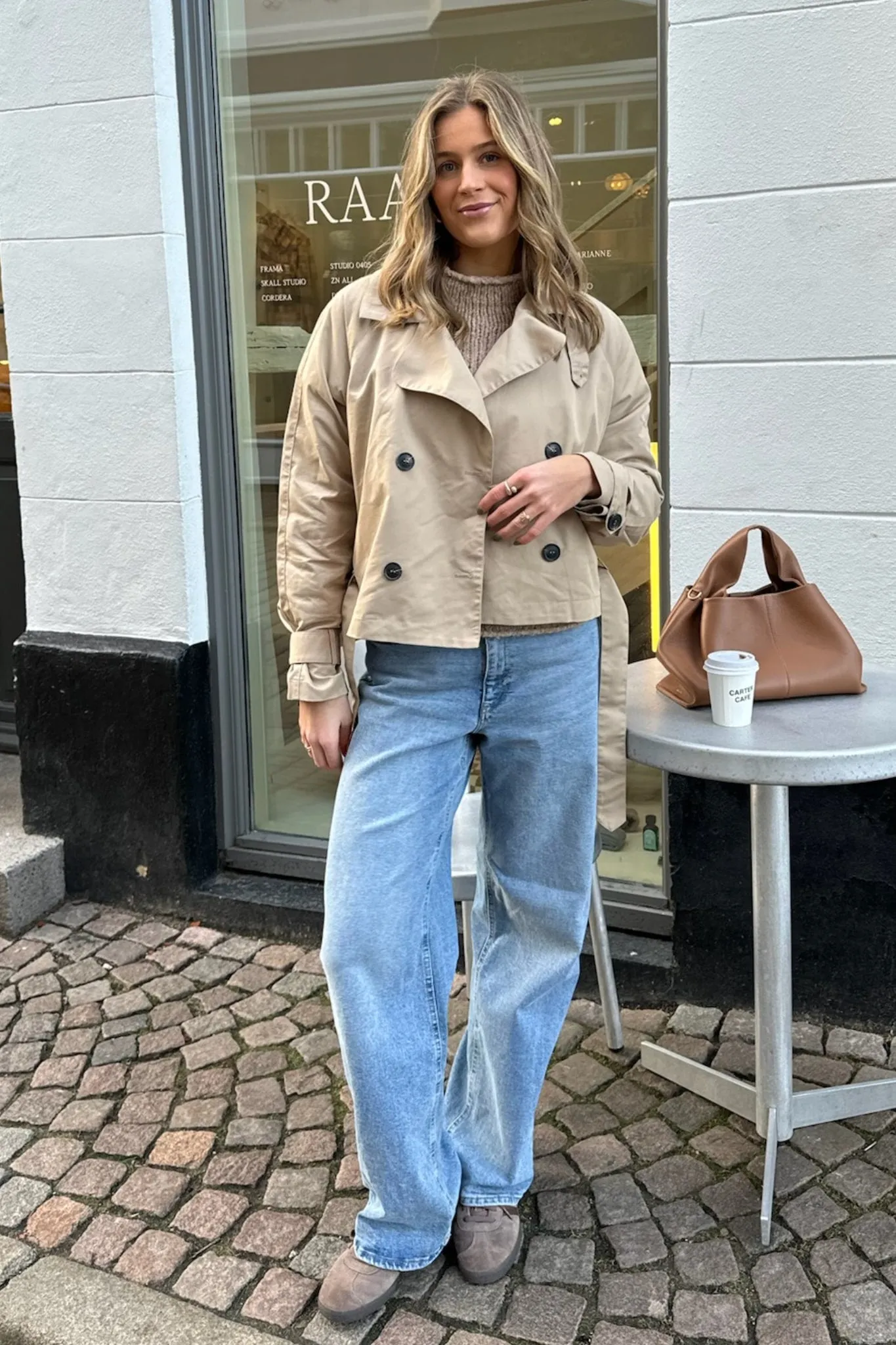 AlmaIC Trenchcoat - Lys Beige