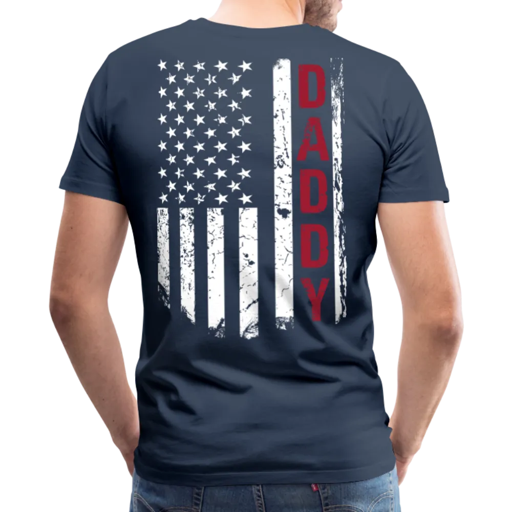 American Daddy Men's Premium T-Shirt CK1512Back)