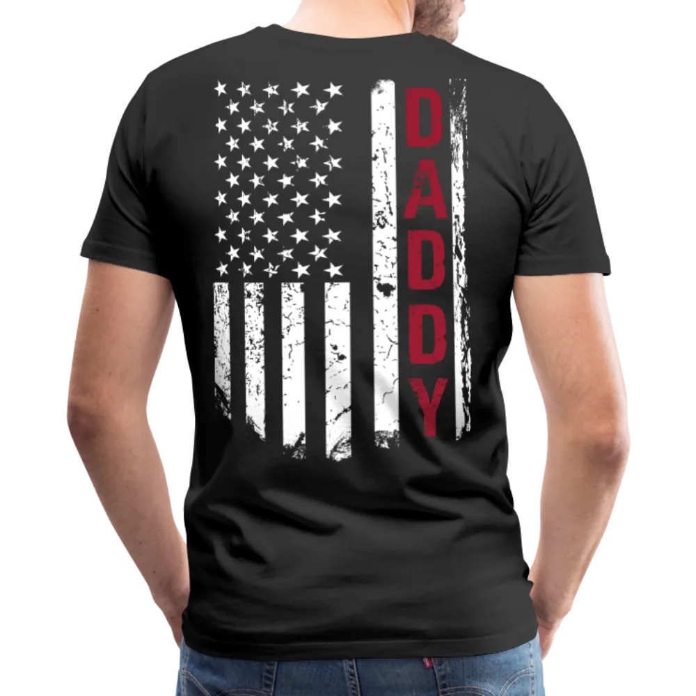 American Daddy Men's Premium T-Shirt CK1512Back)
