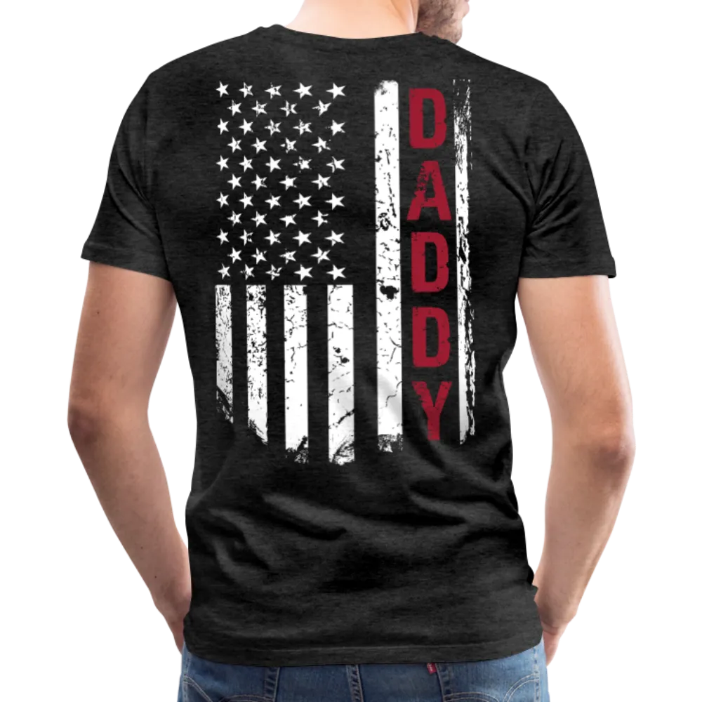 American Daddy Men's Premium T-Shirt CK1512Back)