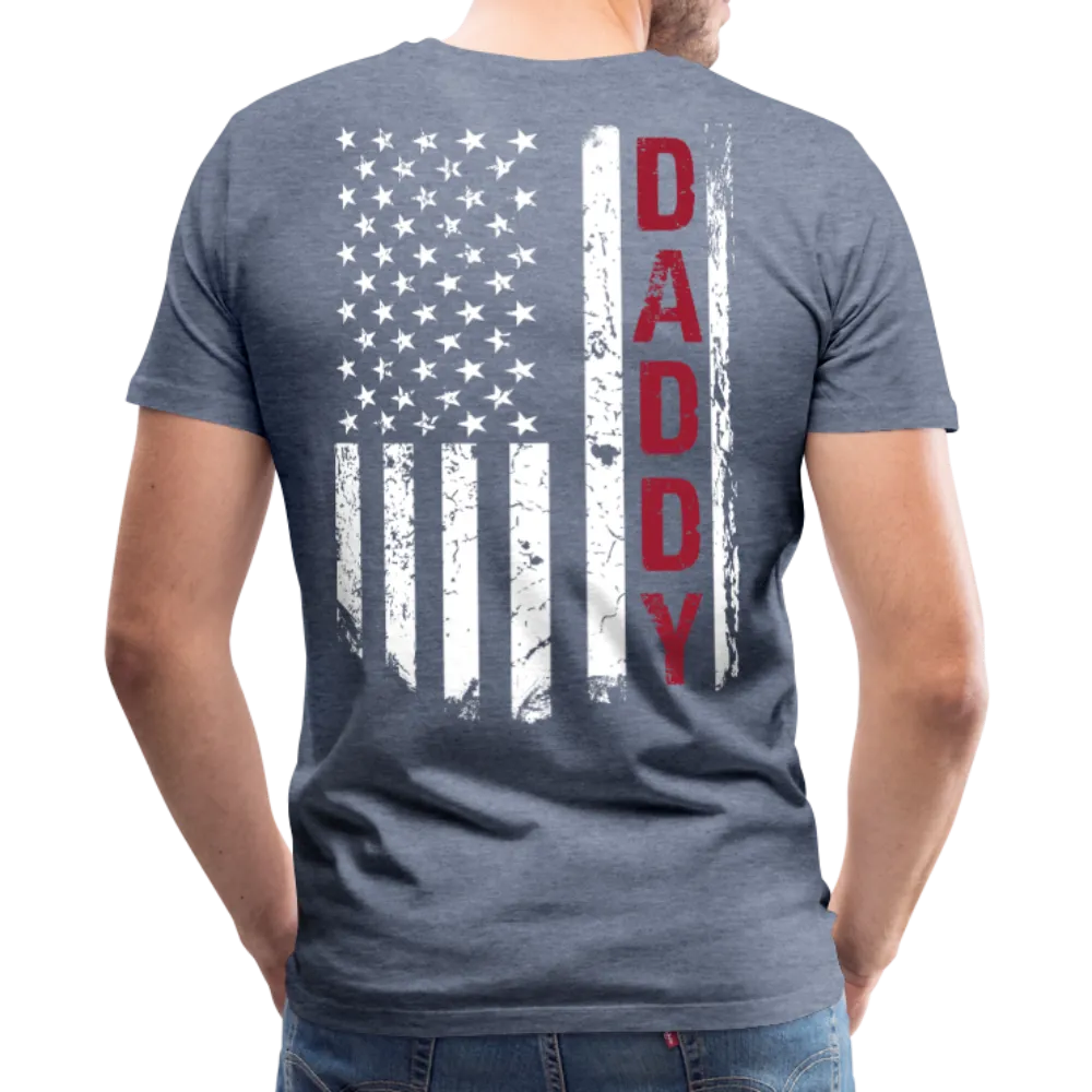 American Daddy Men's Premium T-Shirt CK1512Back)