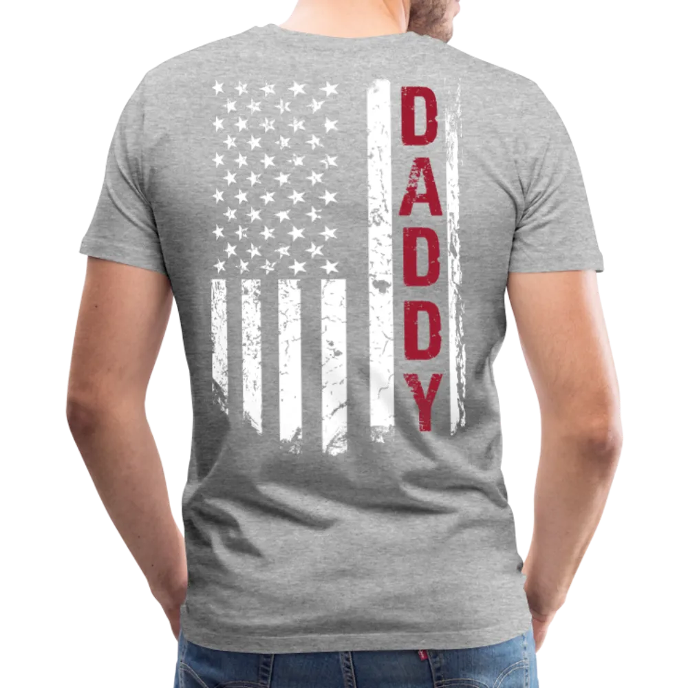 American Daddy Men's Premium T-Shirt CK1512Back)