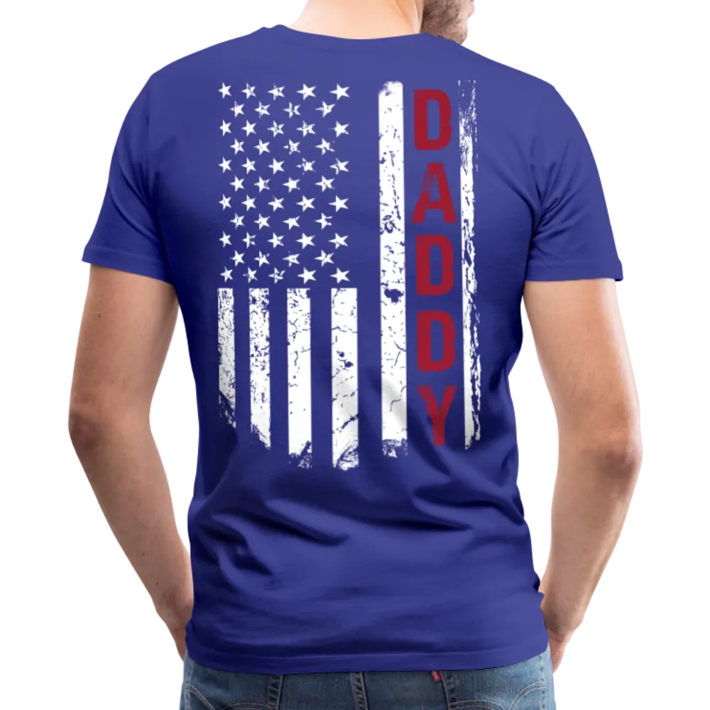 American Daddy Men's Premium T-Shirt CK1512Back)