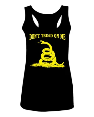 American Don't Tread ON ME Military Combat Logo Seal United State America  women's Tank Top sleeveless Racerback