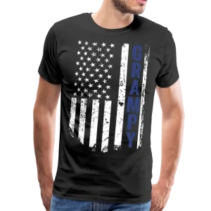 American Flag Grampy Men's Premium T-Shirt (CK1925)